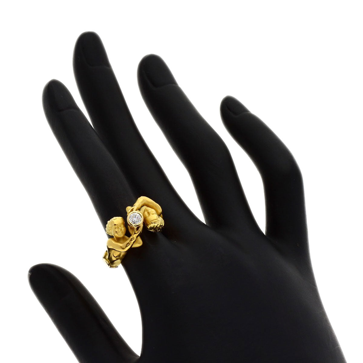 カレライカレラ エンジェル デュオ スクロイ ダイヤモンド リング・指輪 中古 商品画像7