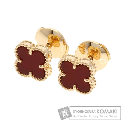 ヴァンクリーフ＆アーペル スウィート アルハンブラ カーネリアン ピアス 中古 商品画像1