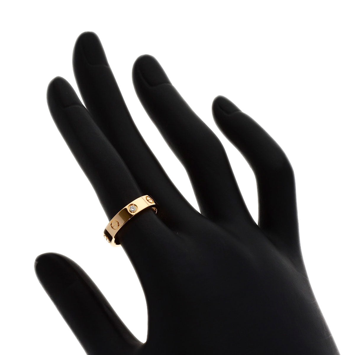 カルティエ ミニラブリング 1P ダイヤモンド #50 リング・指輪 中古 商品画像7
