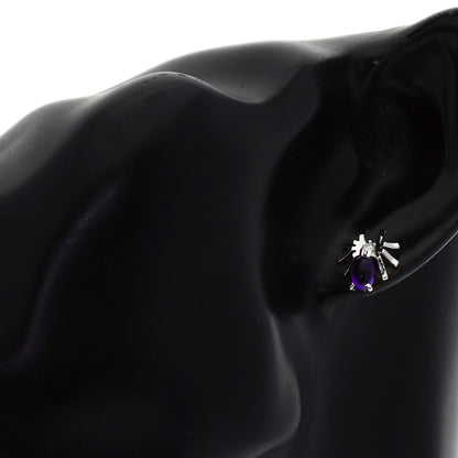 ショーメ アトラップモア 蜘蛛・トンボ ダイヤモンド アメジスト ピアス 中古 商品画像6