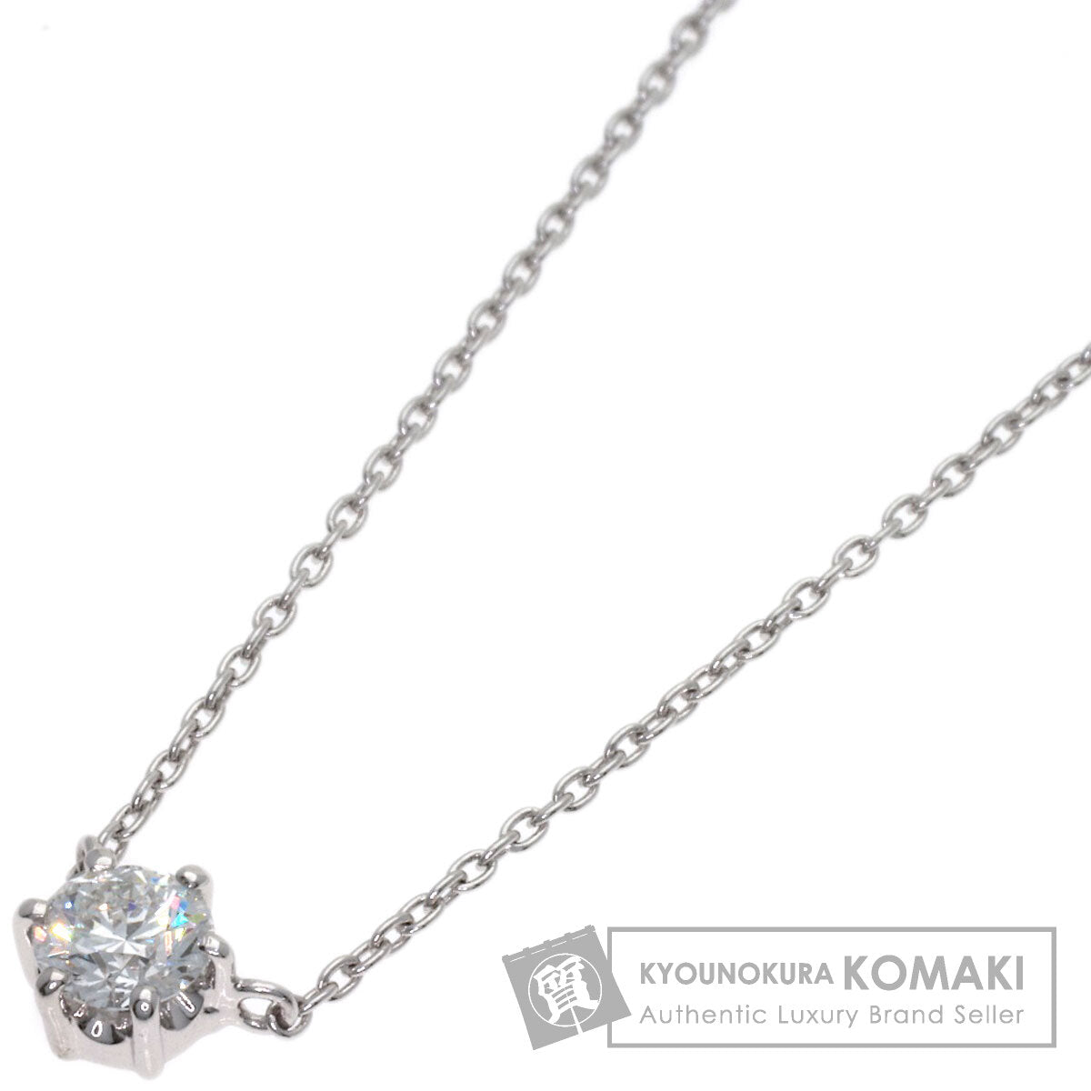 タサキ ソリティア ダイヤモンド ネックレス 中古 商品画像1