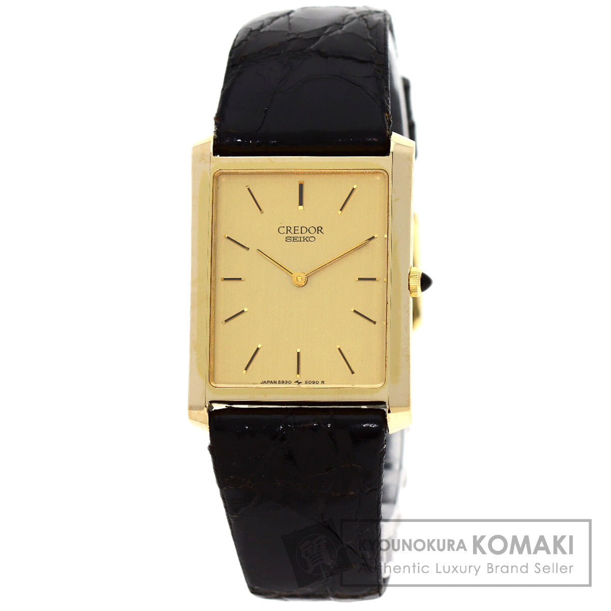 セイコー 5930-5090 クレドール スクエアフェイス 腕時計 中古 商品画像1