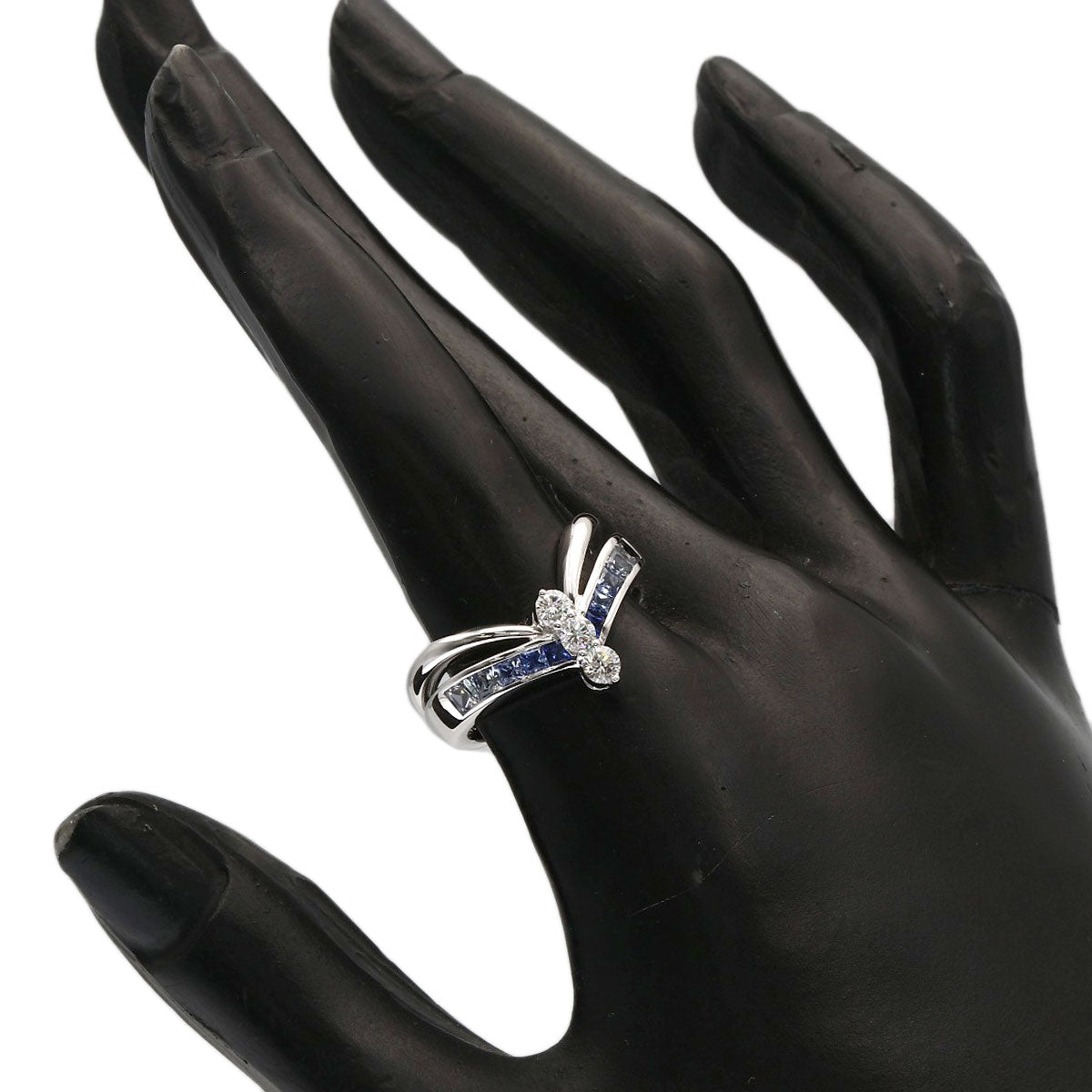 ジュネ ダイヤモンド サファイア リング・指輪 中古 商品画像8