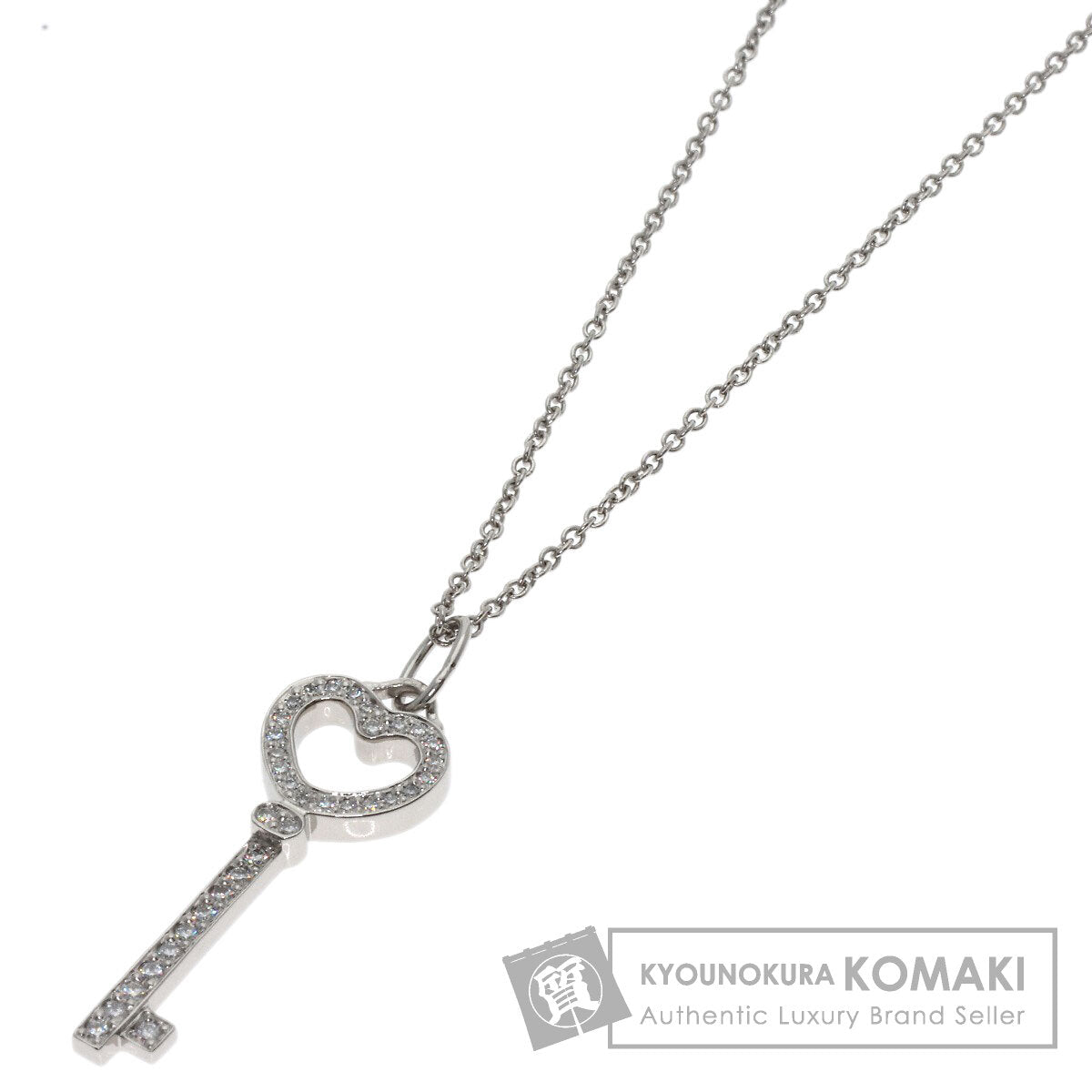 ティファニー ハート キー ダイヤモンド ネックレス 中古 商品画像1