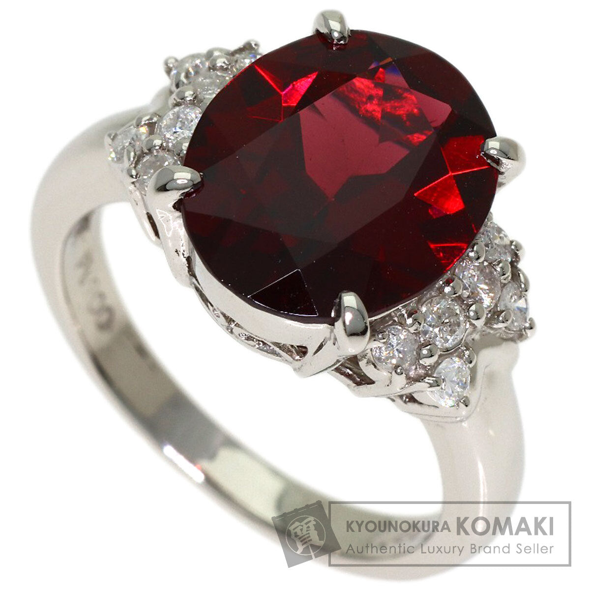 セレクトジュエリー ガーネット ダイヤモンド リング・指輪 中古 商品画像1
