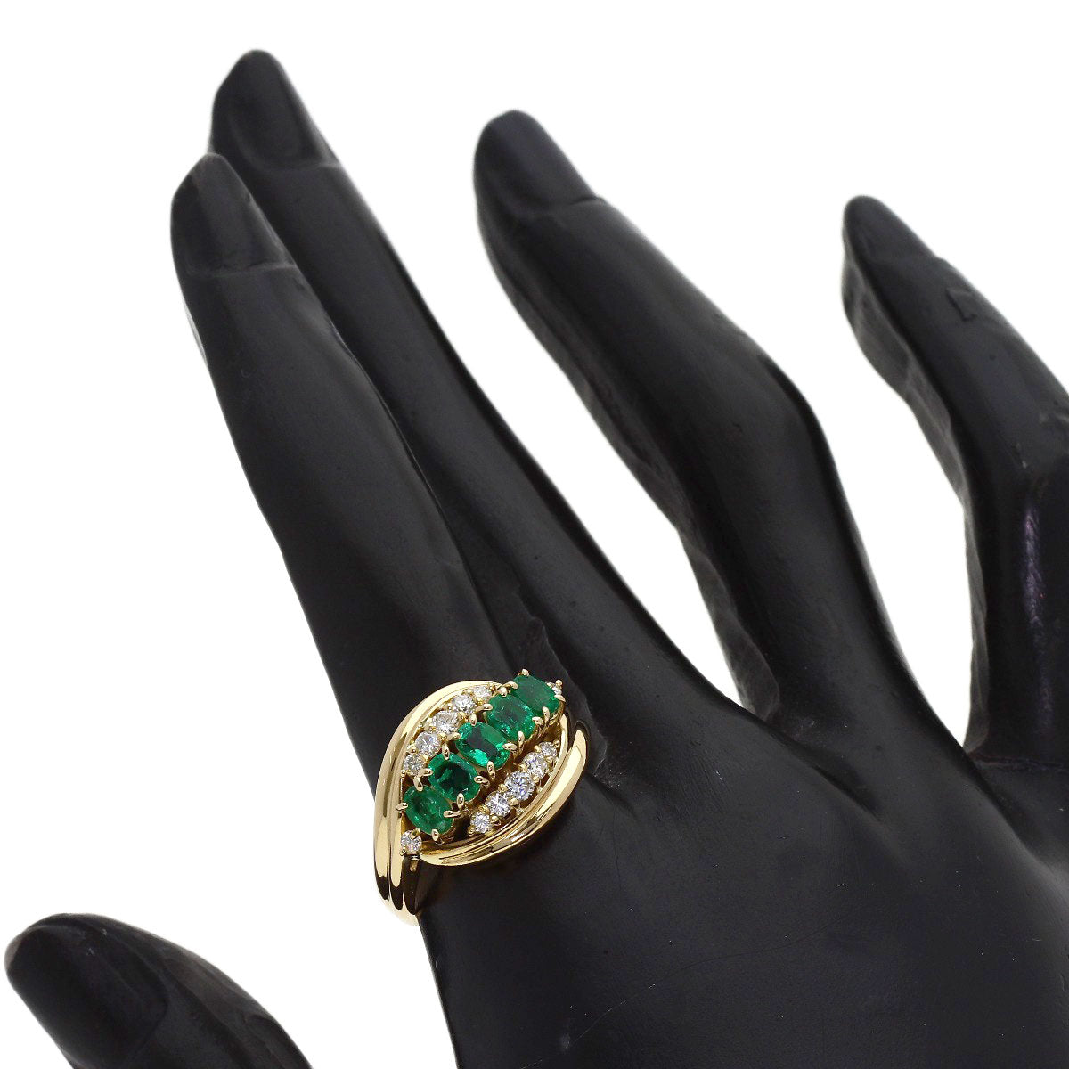 セレクトジュエリー エメラルド ダイヤモンド リング・指輪 中古 商品画像8