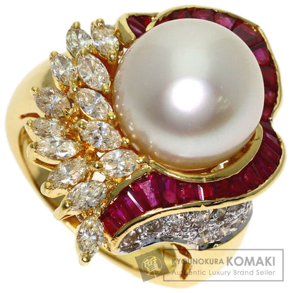 セレクトジュエリー パール 真珠 ルビー ダイヤモンド リング・指輪 中古 商品画像1