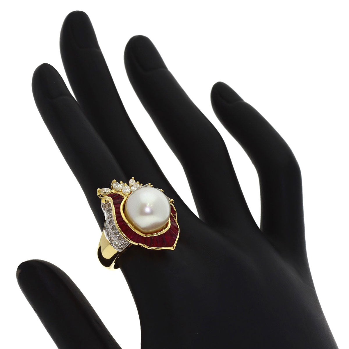 セレクトジュエリー パール 真珠 ルビー ダイヤモンド リング・指輪 中古 商品画像8