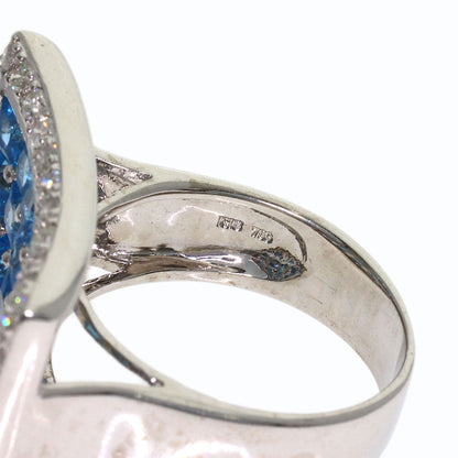 セレクトジュエリー ブルートパーズ ダイヤモンド リング・指輪 中古 商品画像7
