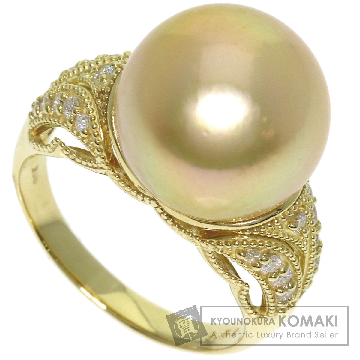 セレクトジュエリー ゴールデンパール ダイヤモンド リング・指輪 中古 商品画像1