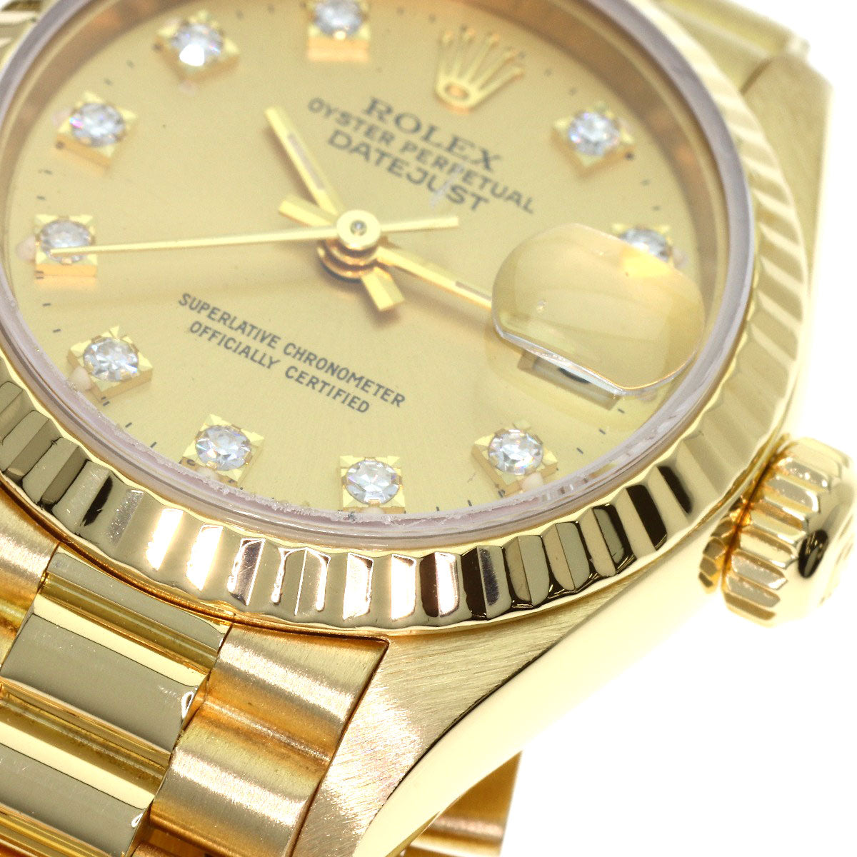 ロレックス 69178G デイトジャスト 10P ダイヤモンド 腕時計 中古 商品画像14