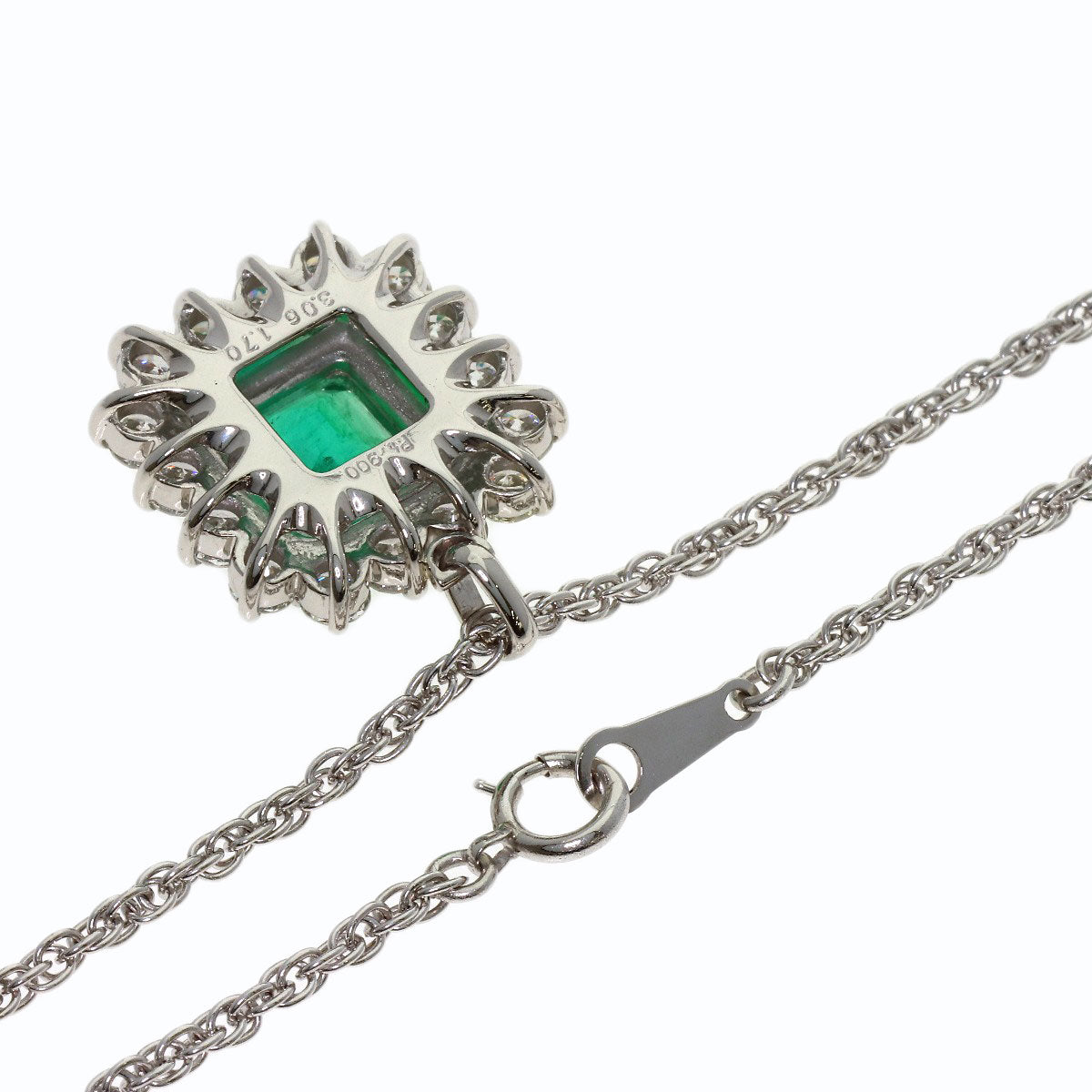 セレクトジュエリー エメラルド ダイヤモンド ネックレス 中古 商品画像3