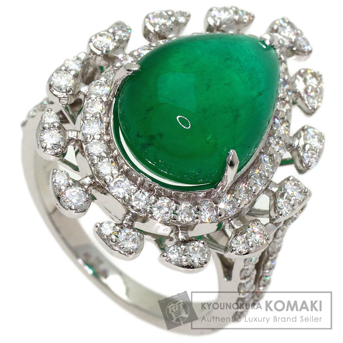 セレクトジュエリー エメラルド ダイヤモンド リング・指輪 中古 商品画像1