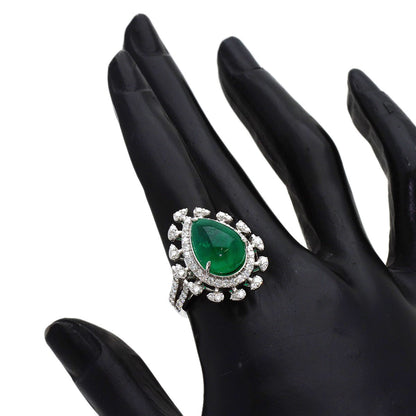 セレクトジュエリー エメラルド ダイヤモンド リング・指輪 中古 商品画像8
