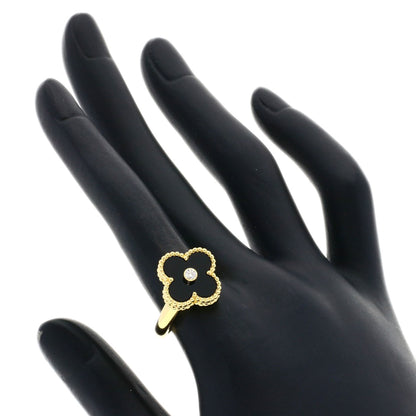 ヴァンクリーフ＆アーペル ヴィンテージ アルハンブラ ダイヤモンド オニキス #55 リング・指輪 中古 商品画像7