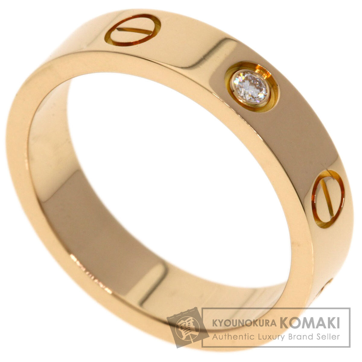 カルティエ ミニラブリング 1P ダイヤモンド #48 リング・指輪 中古 商品画像1