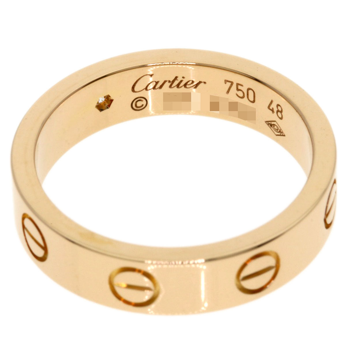 カルティエ ミニラブリング 1P ダイヤモンド #48 リング・指輪 中古 商品画像5