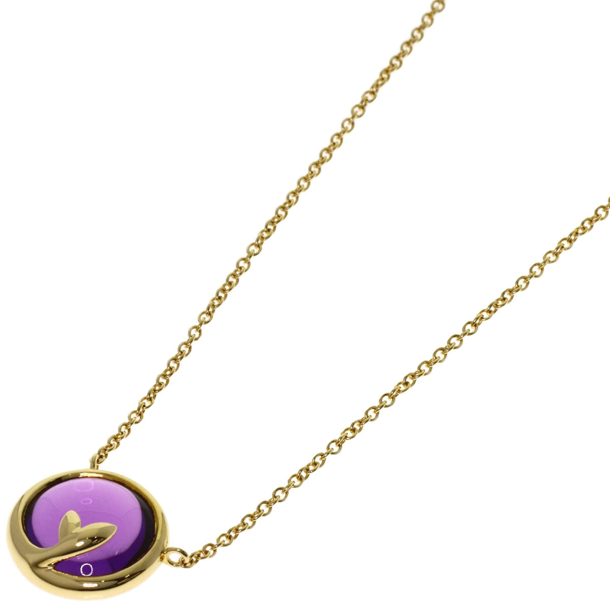 ティファニー オリーブ リーフ アメジスト ネックレス 中古 商品画像2