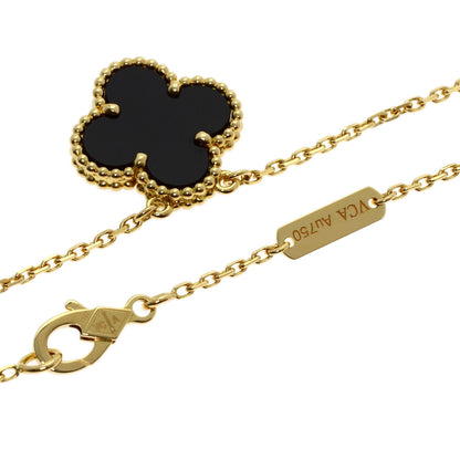 ヴァンクリーフ＆アーペル ヴィンテージ アルハンブラ オニキス ネックレス 中古 商品画像3