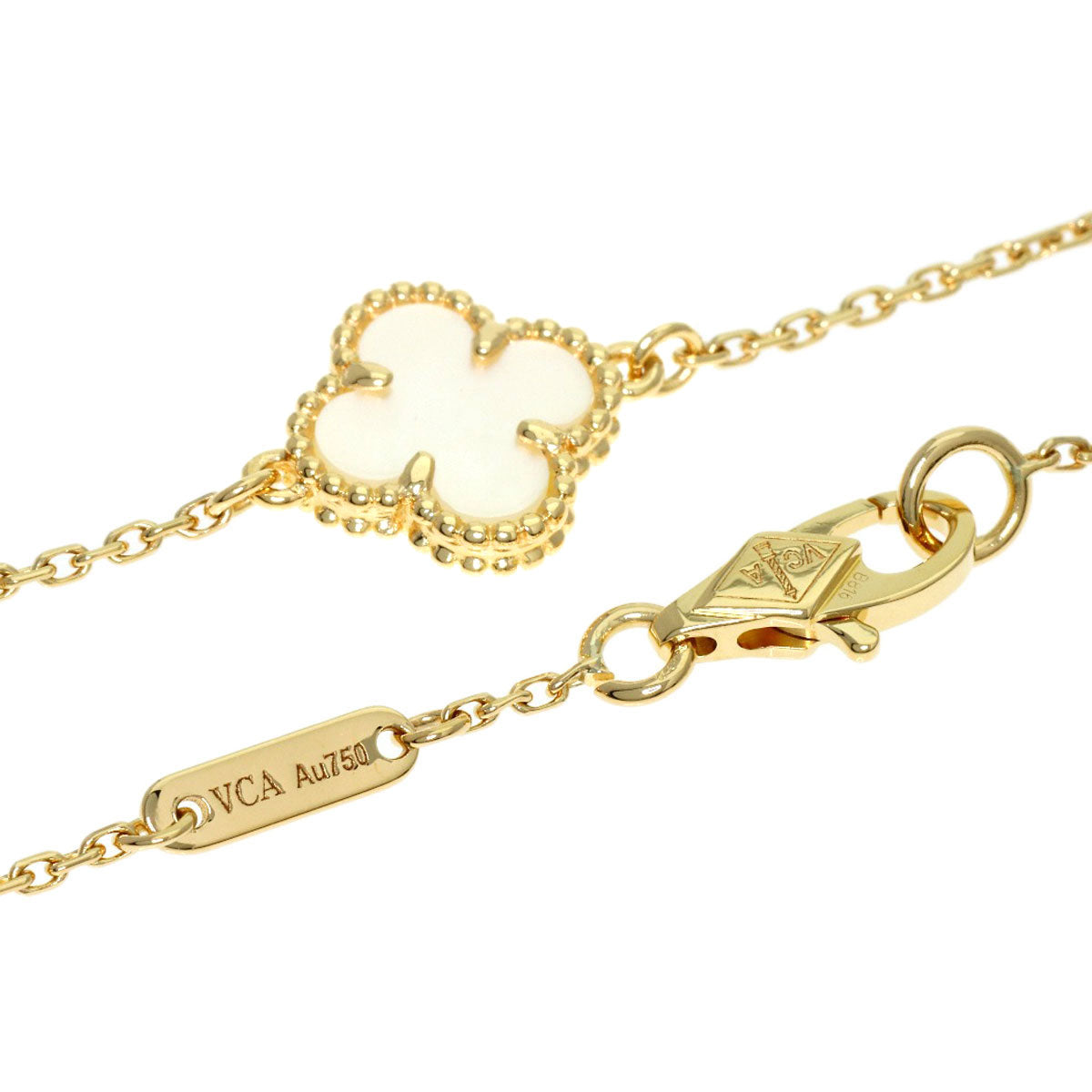 ヴァンクリーフ＆アーペル スウィート アルハンブラ シェル ブレスレット 中古 商品画像4