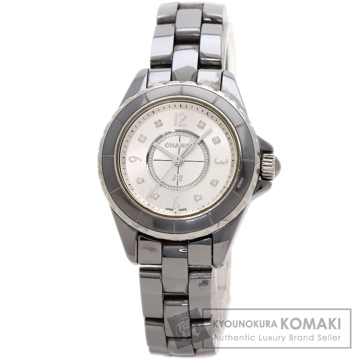 シャネル H3401 J12 クロマティック 8P ダイヤモンド 29mm 腕時計 中古 商品画像1