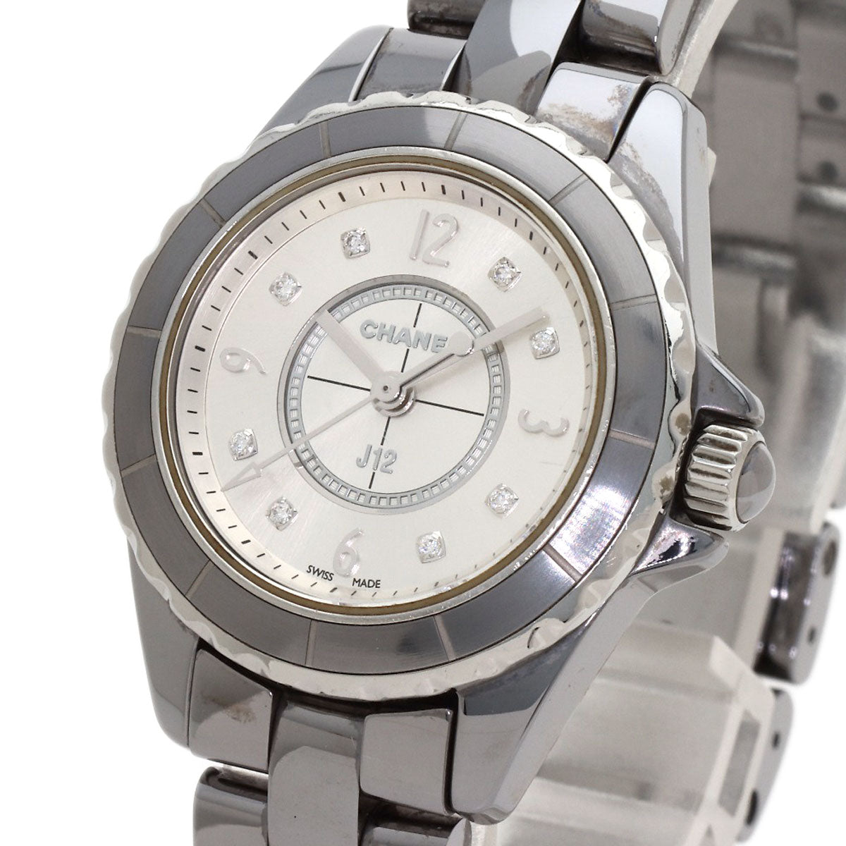 シャネル H3401 J12 クロマティック 8P ダイヤモンド 29mm 腕時計 中古 商品画像4