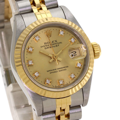 ロレックス 69173G デイトジャスト 10P ダイヤモンド 腕時計 中古 商品画像5