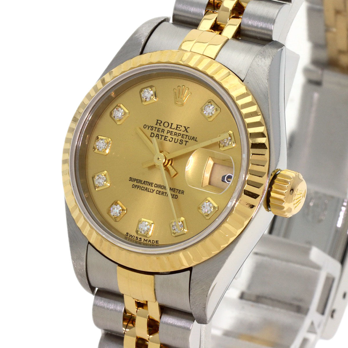 ロレックス 79173G デイトジャスト 10P ダイヤモンド 腕時計 中古 商品画像4