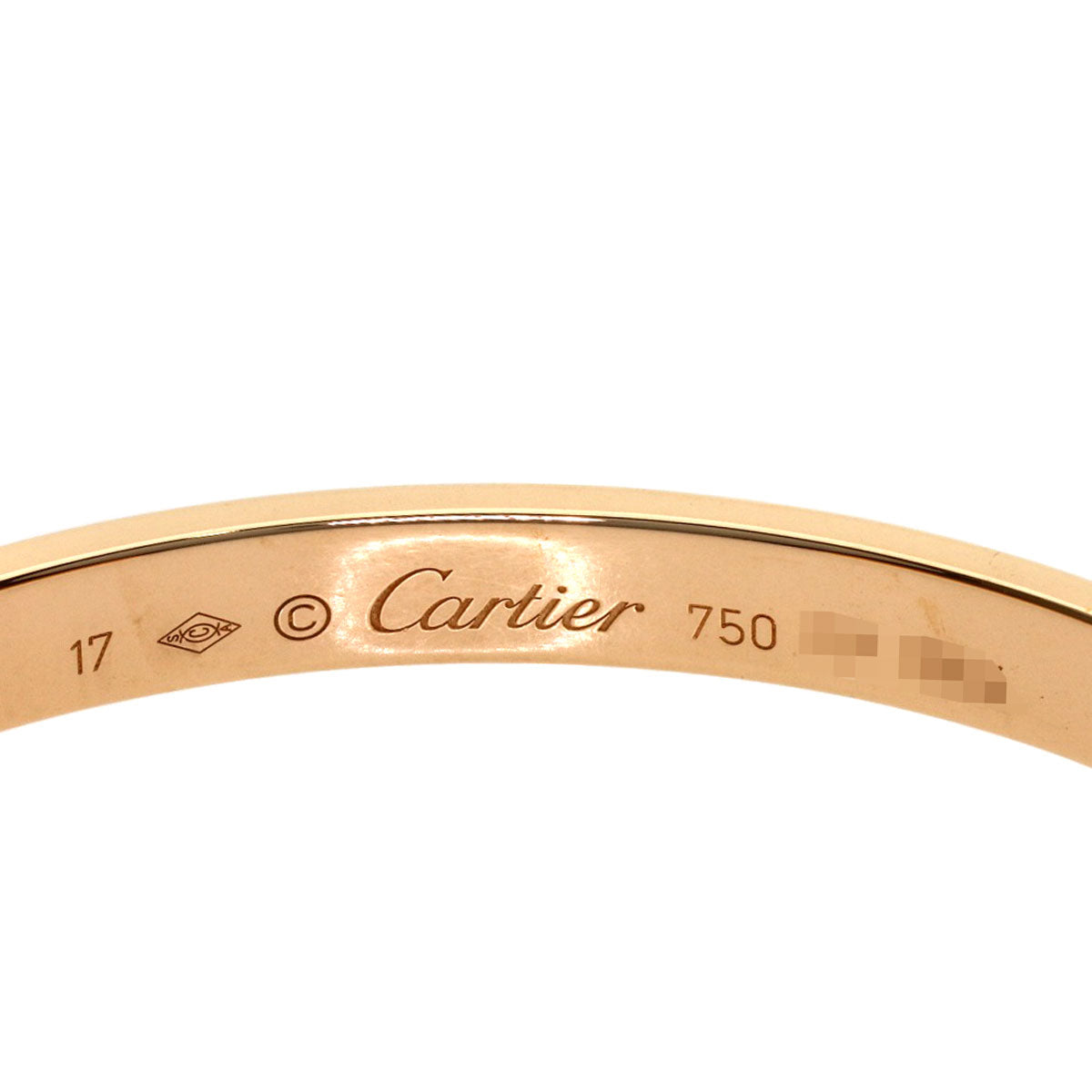 カルティエ オープン ラブブレス #17 ブレスレット 中古 商品画像5