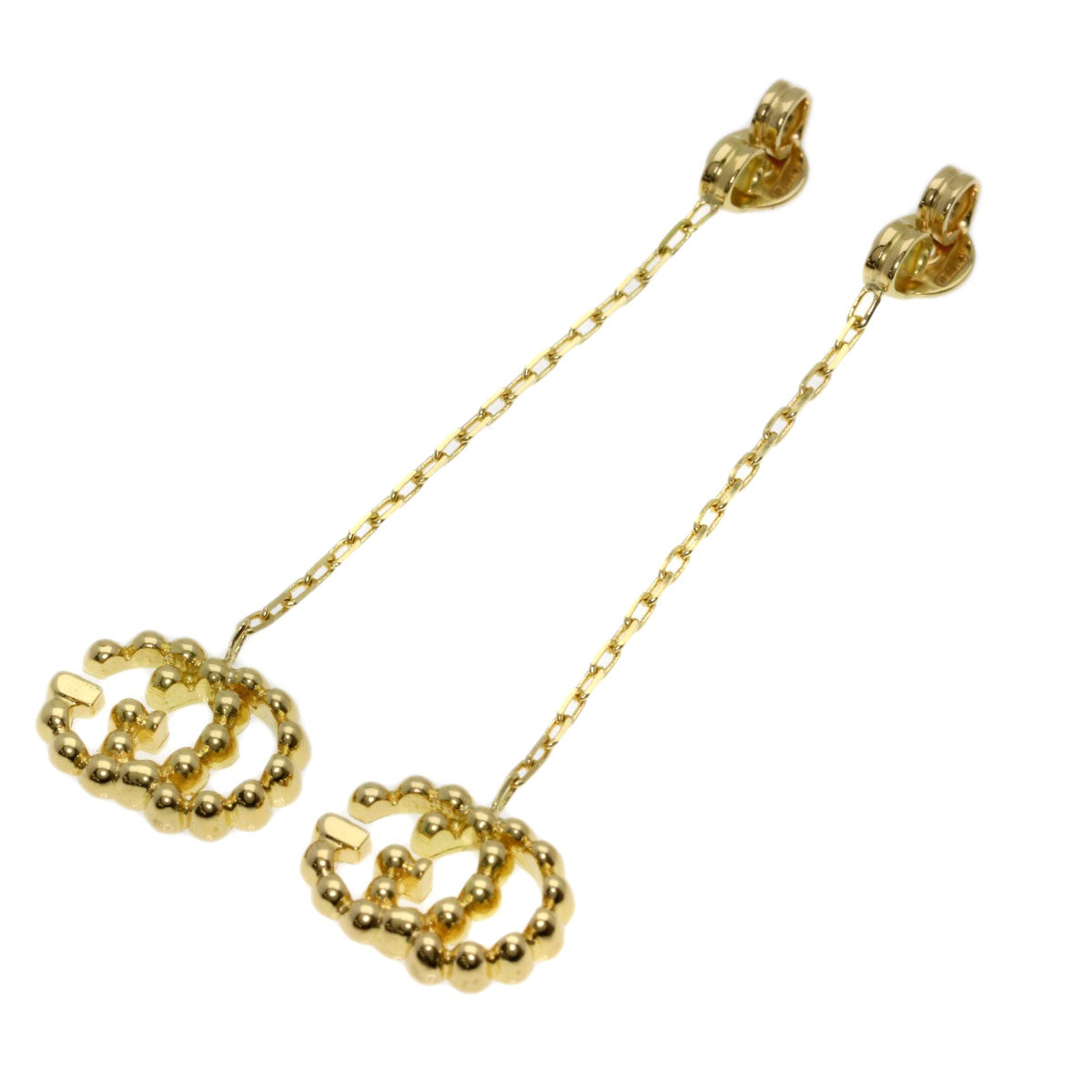 グッチ ダブルG マルチカラー ストーン ピアス 中古 商品画像6