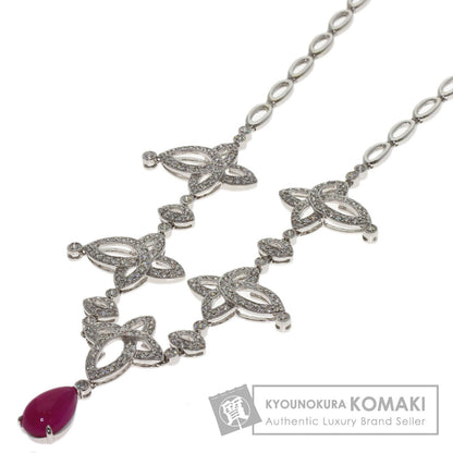 セレクトジュエリー ルビー ダイヤモンド ネックレス 中古 商品画像1