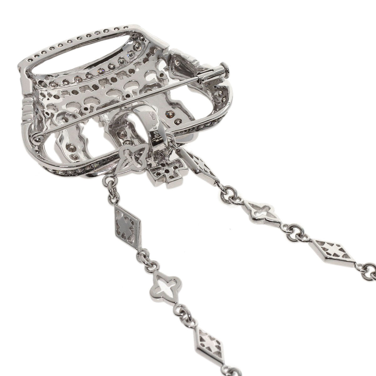 セレクトジュエリー クラウン ダイヤモンド ネックレス 中古 商品画像3