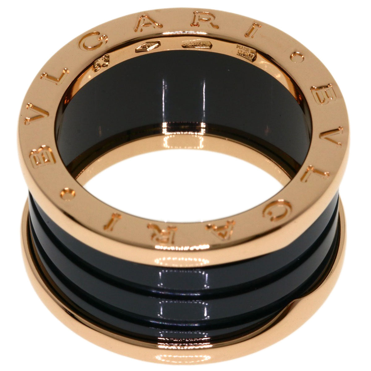 ブルガリ B-zero1 ビーゼロワン 4バンド セラミック #53 リング・指輪 中古 商品画像5
