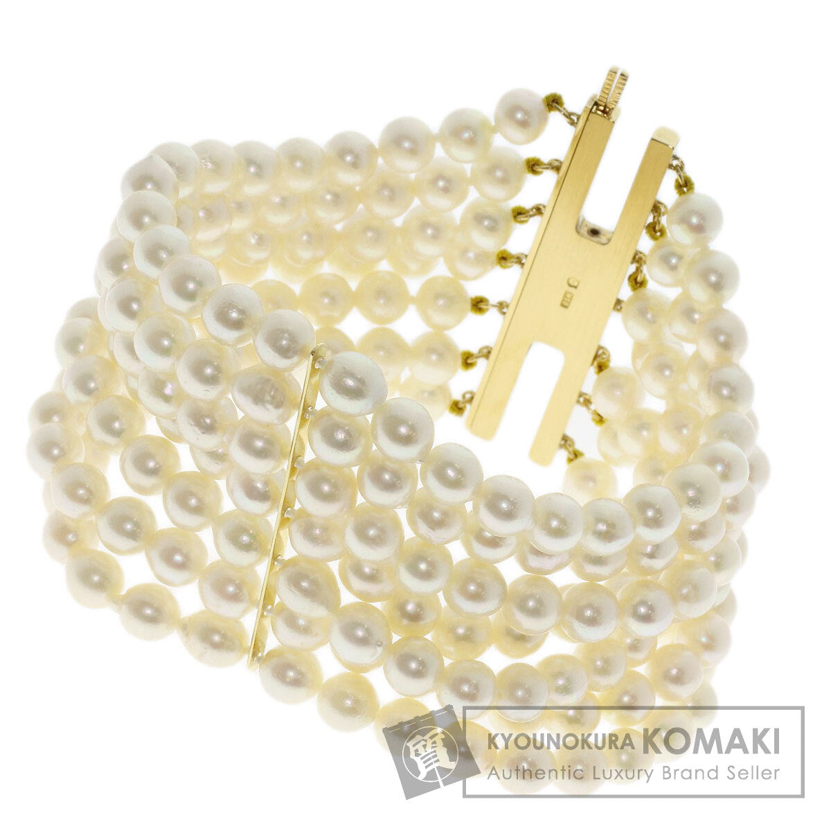 ミキモト パール 真珠 7連 ブレスレット 中古 商品画像1
