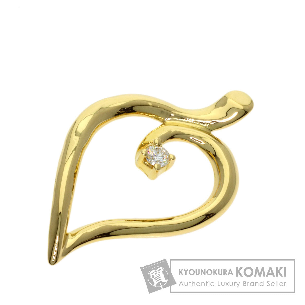 ティファニー リーフ ダイヤモンド ペンダントトップ 中古 商品画像1