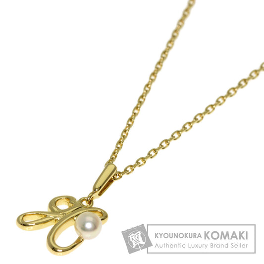 ミキモト パール 真珠 イニシャル K ネックレス 中古 商品画像1