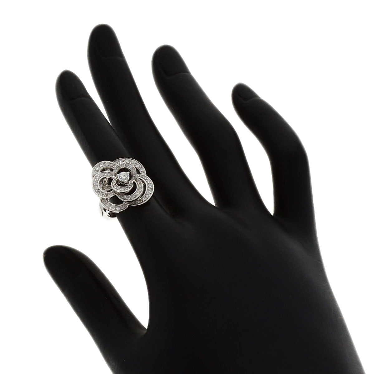 シャネル カメリア ダイヤモンド #48 リング・指輪 中古 商品画像6