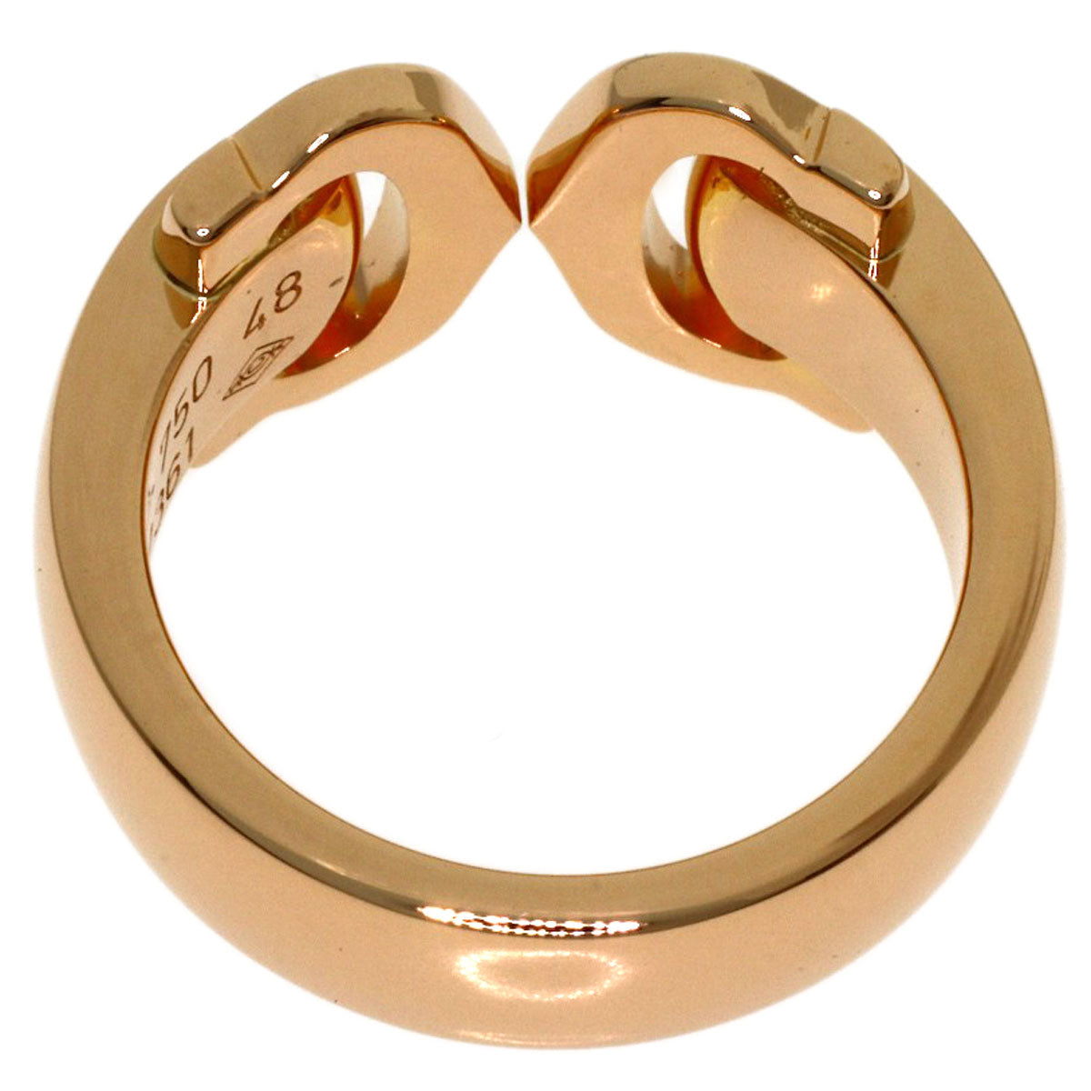 カルティエ 2C ブークルセ ダイヤモンド #48 リング・指輪 中古 商品画像5