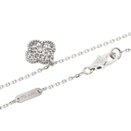 ヴァンクリーフ＆アーペル スウィート アルハンブラ ダイヤモンド ネックレス 中古 商品画像3