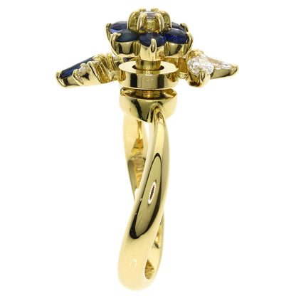 ウォルサム フラワー スウィング サファイア ダイヤモンド リング・指輪 中古 商品画像4
