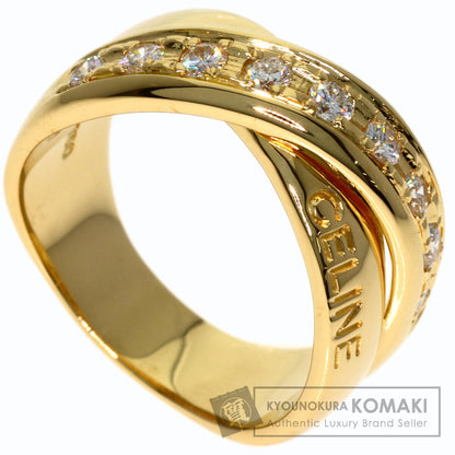セリーヌ ロゴ クロス ダイヤモンド リング・指輪 中古 商品画像1