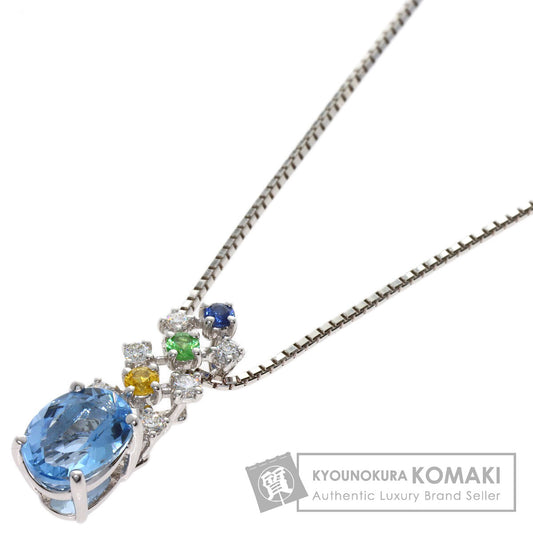 タサキ マルチカラーストーン ネックレス 中古 商品画像1