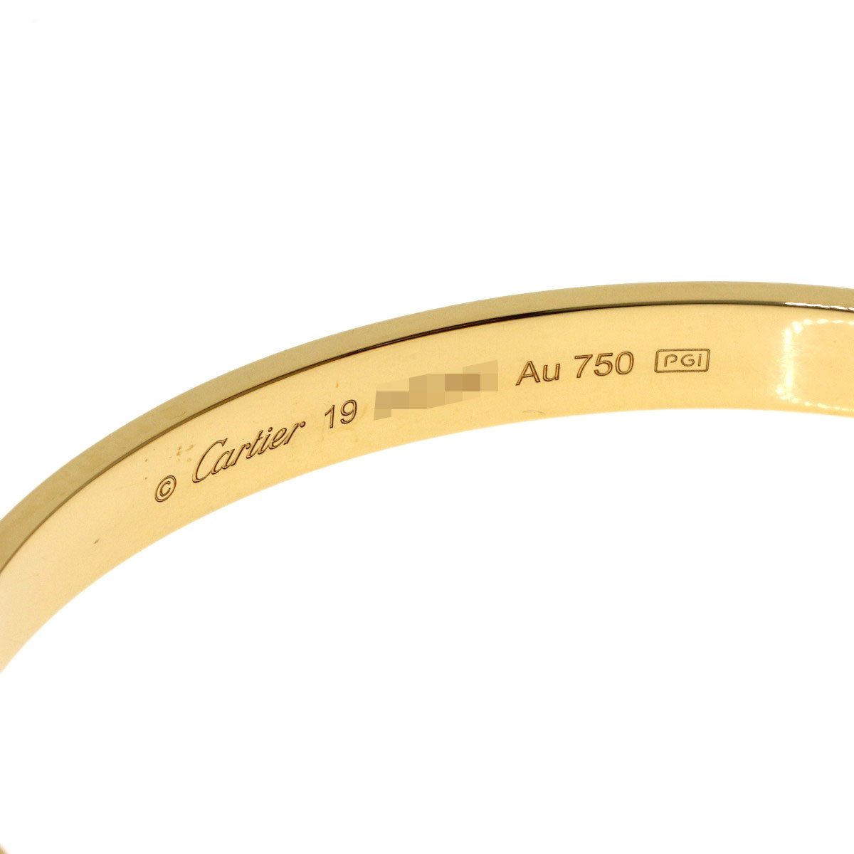 カルティエ オープン ラブブレス #19 ブレスレット 中古 商品画像5