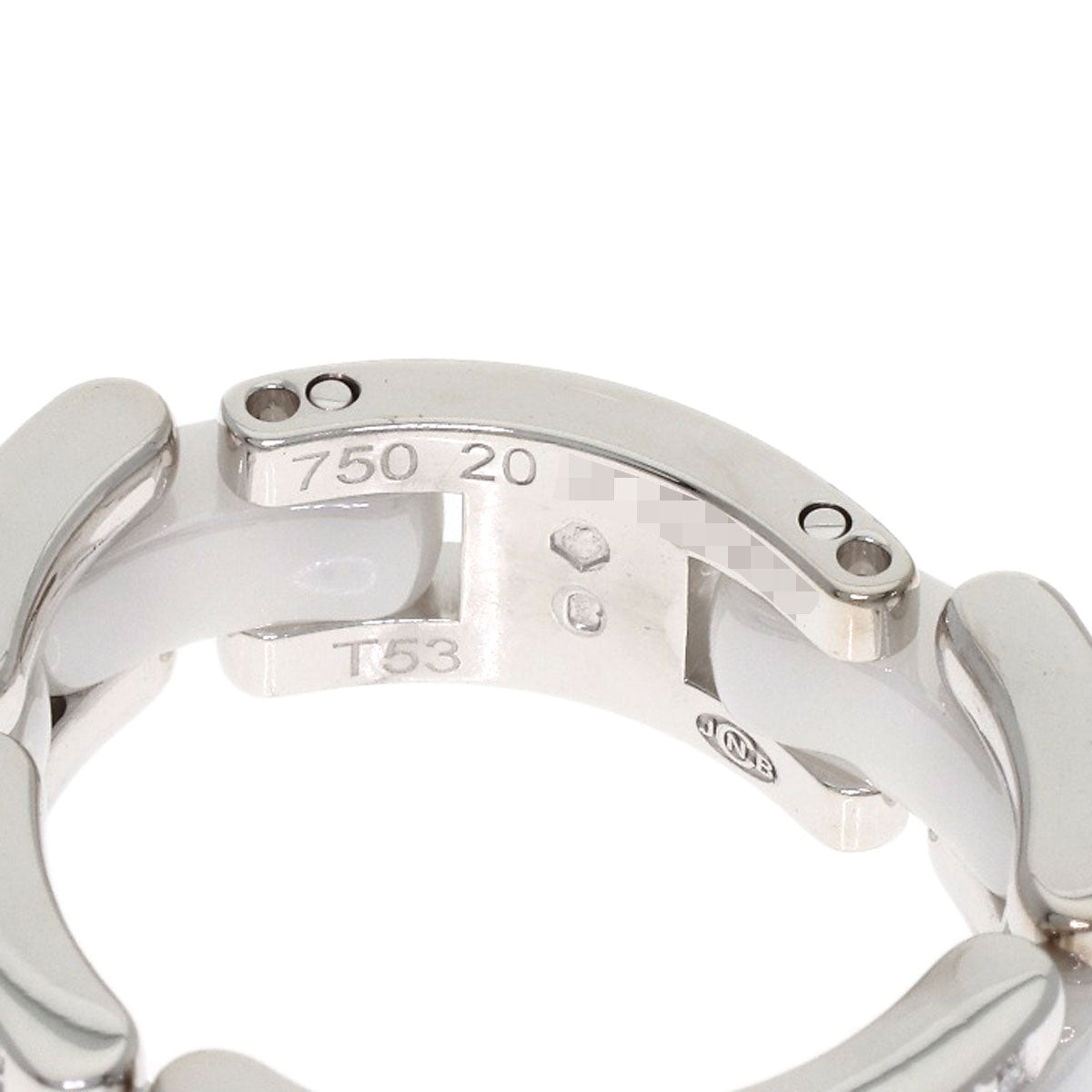 シャネル ウルトラ ダイヤモンド ホワイト セラミック #53 リング・指輪 中古 商品画像6