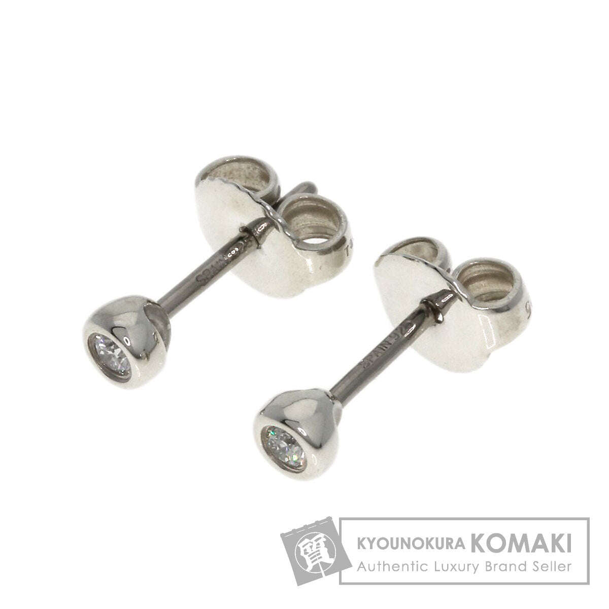 ティファニー バイザヤード ダイヤモンド ピアス 中古 商品画像1