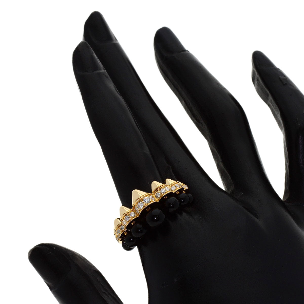 カルティエ クラッシュ ドゥ カルティエ オニキス ダイヤモンド #54 リング・指輪 中古 商品画像8