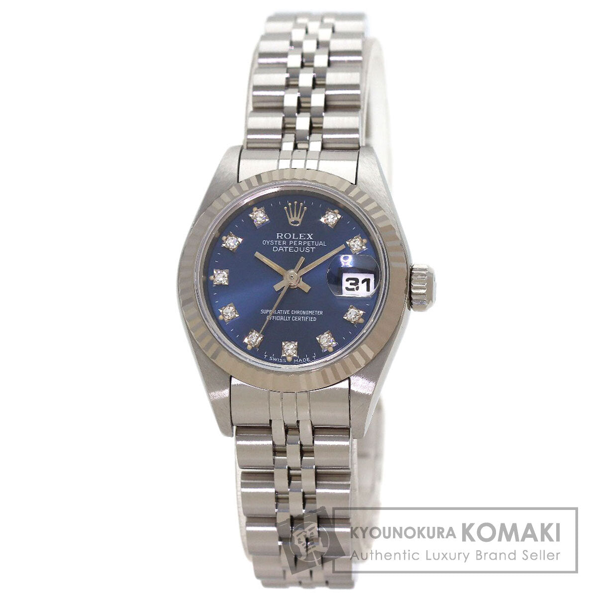 ロレックス 69174G デイトジャスト 10P ダイヤモンド 腕時計 中古 商品画像1