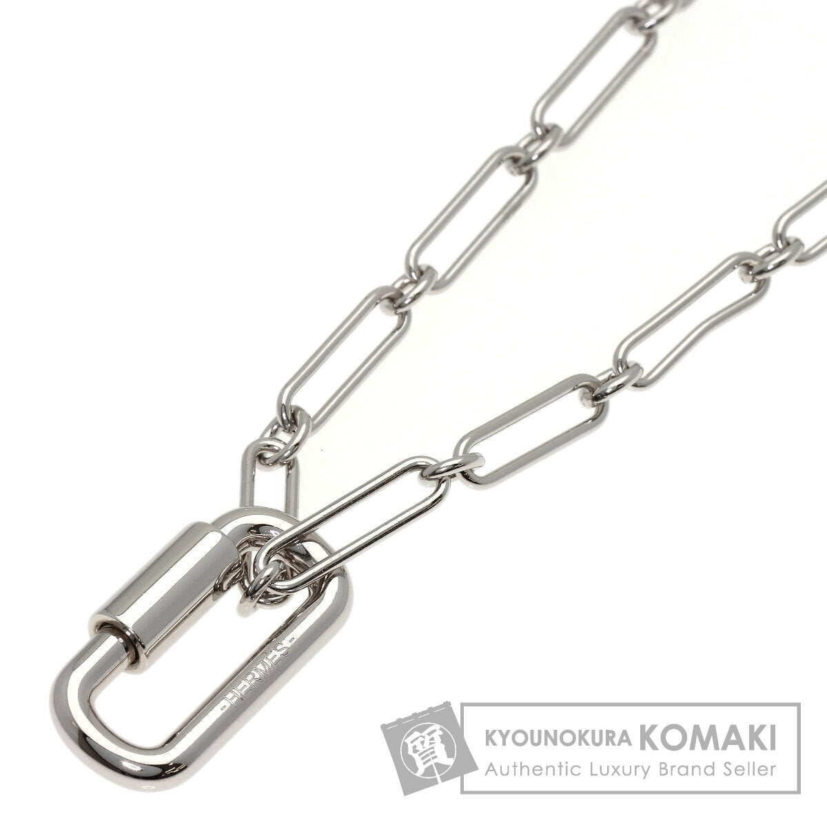 エルメス キュリオジテ ロング チェーン ネックレス 中古 商品画像1