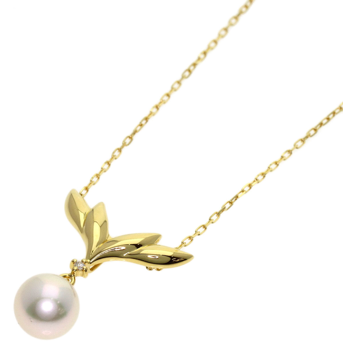ミキモト パール 真珠 ダイヤモンド ネックレス 中古 商品画像2