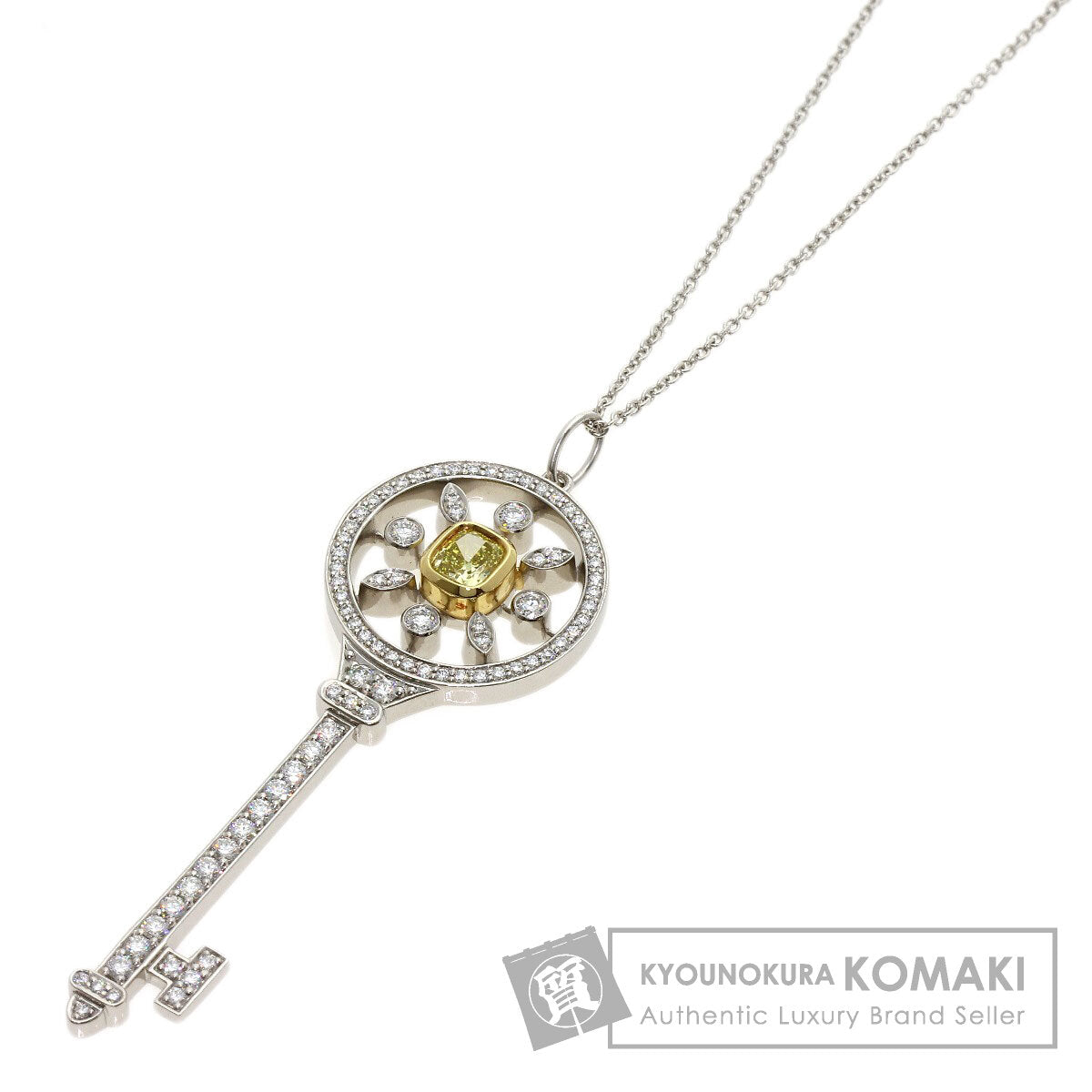 ティファニー カレイドスコープ キー ダイヤモンド ネックレス 中古 商品画像1
